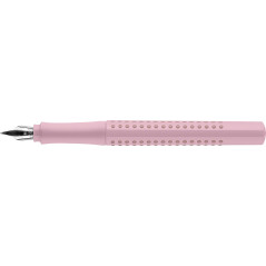 Faber-Castell 140824 - Stylo plume Grip 2010 au design ergonomique, porte-plume avec plume M, rechargeable, cartouche d'encre in