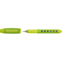 FABER-CASTELL 149817 - Stylo plume scolaire Scribolino, pour gauchers, vert clair, 1 pièce
