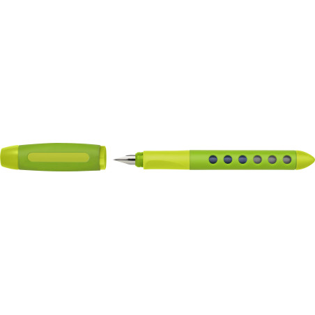 FABER-CASTELL 149817 - Stylo plume scolaire Scribolino, pour gauchers, vert clair, 1 pièce