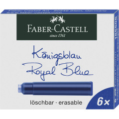 Faber-Castell 201621 Cartouches d'encre, 3 boîtes de 6 cartouches chacune