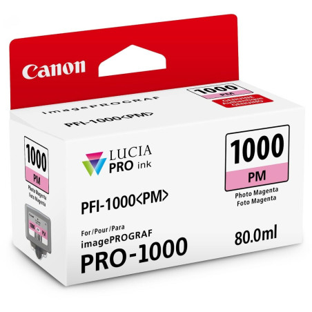 Canon PFI-1000 Cartouche PM Photo Magenta (Emballage carton)