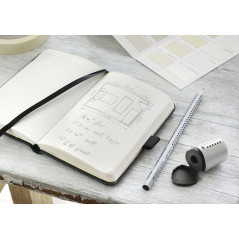 FABER-CASTELL 183797 - Set de crayons Grip 2001 avec 2 crayons à dessin et 1 taille-crayon