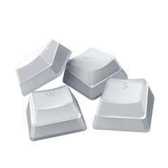 Razer Phantom Pudding Keycap Upgrade Set - White rétroéclairage RGB Chroma, Cadran numérique Multifonction, Repose-Poignets Ergo