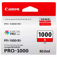 Canon PFI-1000 Cartouche R Rouge (Emballage carton)