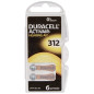 Pile pour appareils acoustiques 'Da 312' Zinc Air.