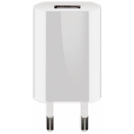 goobay 44950 Bloc d'alimentation USB pour Prise de Courant - 1 A (5 W) - Bloc d'alimentation USB Compact avec Protection électro