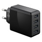 goobay 44953 Chargeur USB 4 Ports 30 W pour recharger simultanément jusqu'à 4 appareils Noir goobay 44953 Chargeur USB 4 Ports 30 W pour recharger simultanément jusqu'à 4 appareils Noir