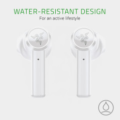 Razer Hammerhead True Wireless - Ecouteurs sans Fil (Écouteurs Intra-Auriculaires, Résistant à l’Eau, Bluetooth 5.0, Control de 