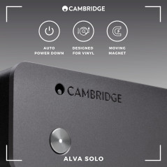 Cambridge Audio Alva Solo - Platine phono/préamplificateur stéréo à aimant mobile - Gris Lunaire
