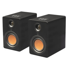Mitchell Acoustics USTREAM One - Enceinte Noir Hi-FI sans Fil True Wireless Bluetooth 5.0 - idéal pour Streamer Vos musiques en