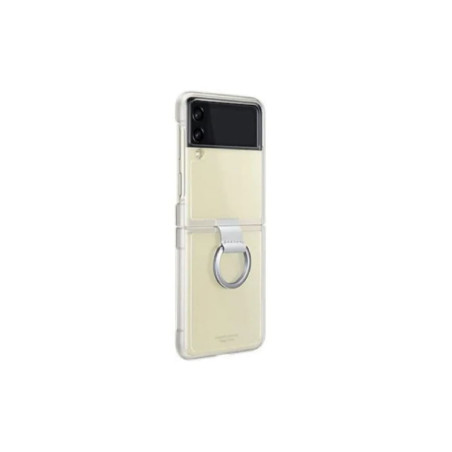 Coque avec anneau Transparent pour Samsung Galaxy Z Flip 3
