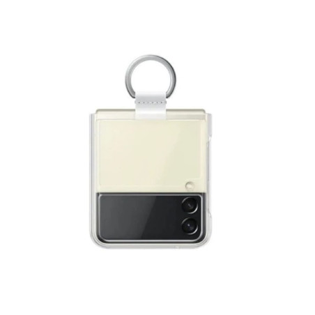 Coque avec anneau Transparent pour Samsung Galaxy Z Flip 3