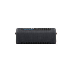 Grundig GBT Band Black - Haut-parleur Bluetooth avec radio DAB+ et FM, portée de 30 mètres, plus de 8 heures de lecture, batteri