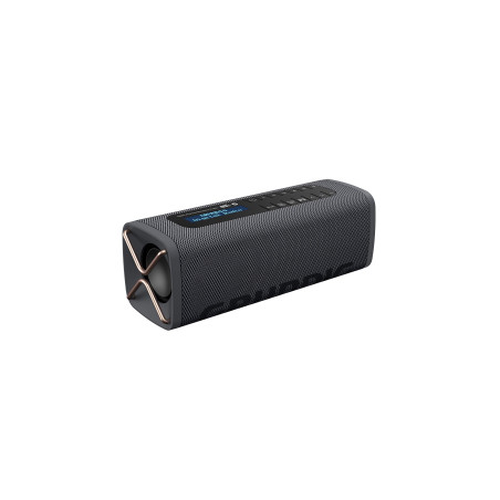 Grundig GBT Band Black - Haut-parleur Bluetooth avec radio DAB+ et FM, portée de 30 mètres, plus de 8 heures de lecture, batteri