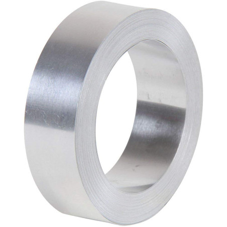 Dymo Rhino M1011 Ruban de marquage Non-adhésif 12 mm x 4,80 m, Aluminium