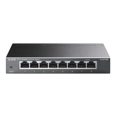 TP-Link TL-SG108S commutateur réseau Non-géré L2 Gigabit Ethernet (10/100/1000) Noir - Commutateurs réseaux (Non-géré, L2, Gigab