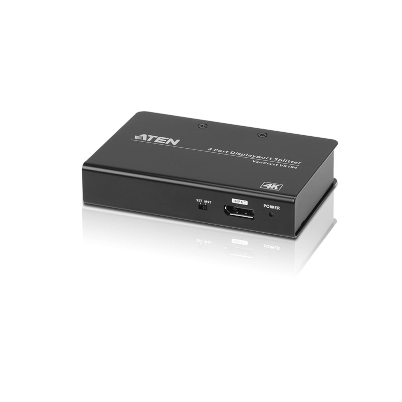 ATEN True VS192 Répartiteur DisplayPort 4K 2 Ports, 4096 x 2160/3840 x 2160 @ 60 Hz, Prend en Charge Le Mode MST/Extend et Le Mo ATEN True VS192 Répartiteur DisplayPort 4K 2 Ports, 4096 x 2160/3840 x 2160 @ 60 Hz, Prend en Charge Le Mode MST/Extend et Le Mo