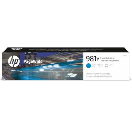HP 981Y Cartouche Cyan Authentique (L0R13A), Noir