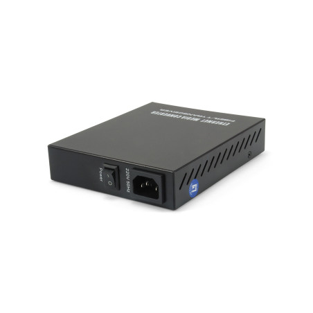 LevelOne GVM-1220 convertisseur de Support réseau 1000 Mbit/s 1310 nm Monomode Noir