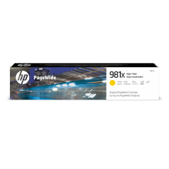 HP 981X - Hohe Ergiebigkeit - Gelb - Original - PageWide - Tintenpatrone - f?r PageWide Enterprise Color 556dn, 556xh (L0R11A)