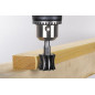 wolfcraft 3258000 Fraise à quart de rond ø 25 x 22 mm