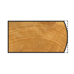 wolfcraft 3258000 Fraise à quart de rond ø 25 x 22 mm