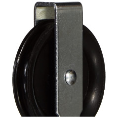 Chapuis VPCP2 Poulie chape acier zingue 40 kg galet 60 mm pour Corde D 8 mm