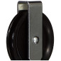 Chapuis VPCP2 Poulie chape acier zingue 40 kg galet 60 mm pour Corde D 8 mm