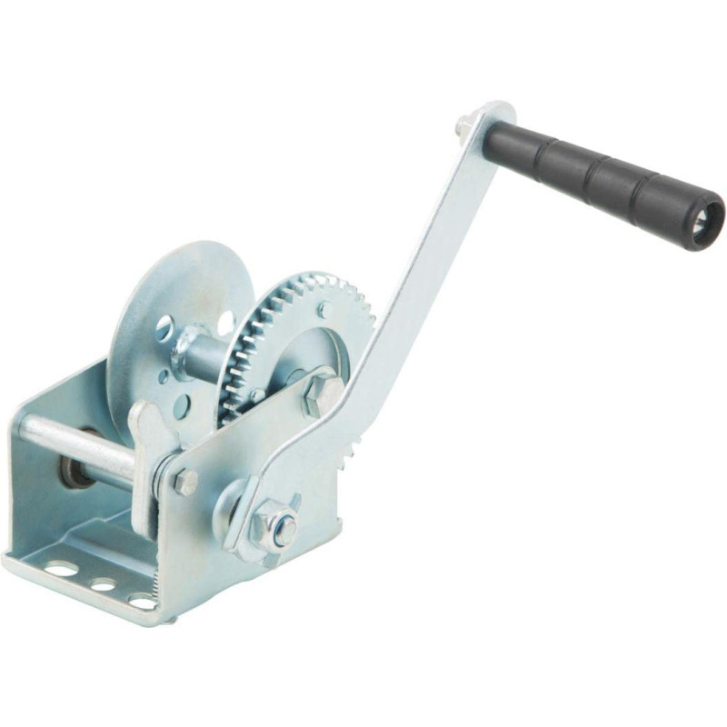 Fartools Treuil de halage à manivelle tout acier, charge maxi 450Kg, rapport transmission 4.2:1, double sens, cliquet réversible Fartools Treuil de halage à manivelle tout acier, charge maxi 450Kg, rapport transmission 4.2:1, double sens, cliquet réversible