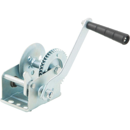 Fartools Treuil de halage à manivelle tout acier, charge maxi 450Kg, rapport transmission 4.2:1, double sens, cliquet réversible