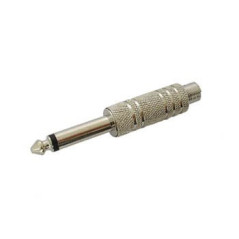Connecteurs Audio 610120 6,3 mm prise jack, Mono, métal, on/off contrôle