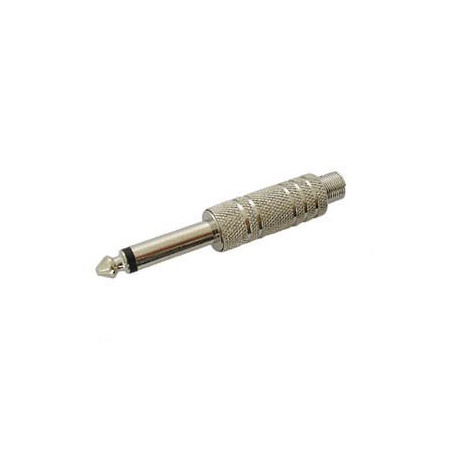 Connecteurs Audio 610120 6,3 mm prise jack, Mono, métal, on/off contrôle