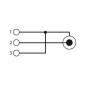 Audio Connectors 640137 Adaptateur, fiche XLR femelle/RCA femelle