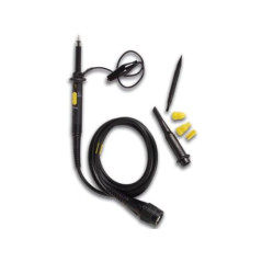 Velleman Sonde de test avec tête d'oscilloscope, isolée, 600 V, 60 MHz, câble de 1.2 m avec connecteur BNC standard, noir