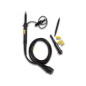 Velleman Sonde de test avec tête d'oscilloscope, isolée, 600 V, 60 MHz, câble de 1.2 m avec connecteur BNC standard, noir Velleman Sonde de test avec tête d'oscilloscope, isolée, 600 V, 60 MHz, câble de 1.2 m avec connecteur BNC standard, noir