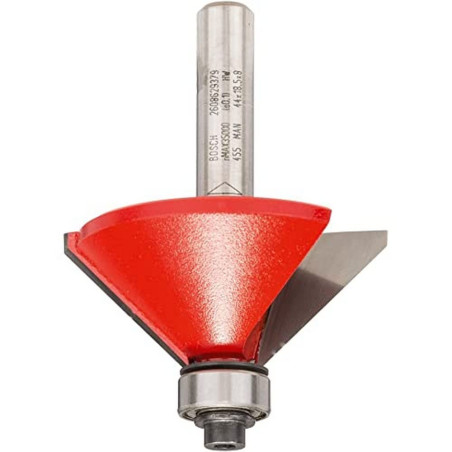 Bosch Accessories 2608629379 Fraise à chanfreiner en V 8 mm d 44 mm Longueur 18,5 mm G 61 mm