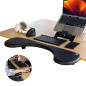 R-Go Support d'accoudoir, Support d'avant-Bras Ergonomique, à Pinces, Accoudoir pour coude, Extension de Bureau pour la Maison e