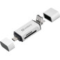 Sandberg Card Reader USB-C+USB+MicroUSB lecteur de carte mémoire Argent - Lecteurs de carte mémoire (MicroSD (TransFlash),SD, Ar Sandberg Card Reader USB-C+USB+MicroUSB lecteur de carte mémoire Argent - Lecteurs de carte mémoire (MicroSD (TransFlash),SD, Ar