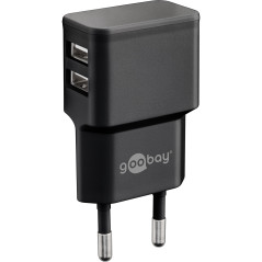 Chargeur USB - Prise USB - chageur USB Multiple - Chargeur Secteur USB - Prise Murale USB - Prise Chargeur 2 Ports USB-a 2,4 a 1