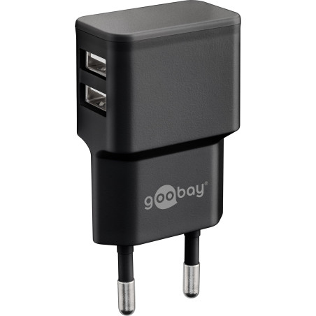 Chargeur USB - Prise USB - chageur USB Multiple - Chargeur Secteur USB - Prise Murale USB - Prise Chargeur 2 Ports USB-a 2,4 a 1