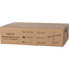 Logilink BP0045 x2 Support sur Pied pour écran 33,0 cm (13) - 81,3 cm (32) réglable en Hauteur, inclinable, Mobile, Rot