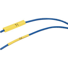 Brady Ruban d'Étiquette PermaSleeve en Polyoléfine Thermorétractable pour Imprimantes M210 & M211 - Étiquetage Câbles et Fils - 