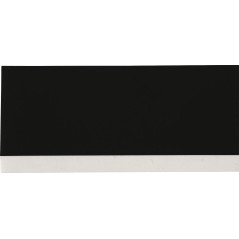 Brady Ruban d’étiquettes vinyles étiqueteuses M211 et M210 - Étiquettes imprimables vinyles adhésives- Blanc sur noir (19.05mm x