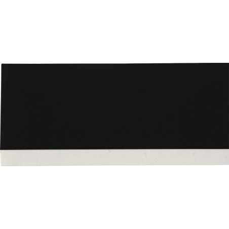 Brady Ruban d’étiquettes vinyles étiqueteuses M211 et M210 - Étiquettes imprimables vinyles adhésives- Blanc sur noir (19.05mm x