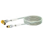 Schwaiger Câble de connexion d'antenne haut de gamme 110 dB avec noyau en ferrite 1,5 m Fiche IEC vers femelle coudée 90° IEC 4 Schwaiger Câble de connexion d'antenne haut de gamme 110 dB avec noyau en ferrite 1,5 m Fiche IEC vers femelle coudée 90° IEC 4