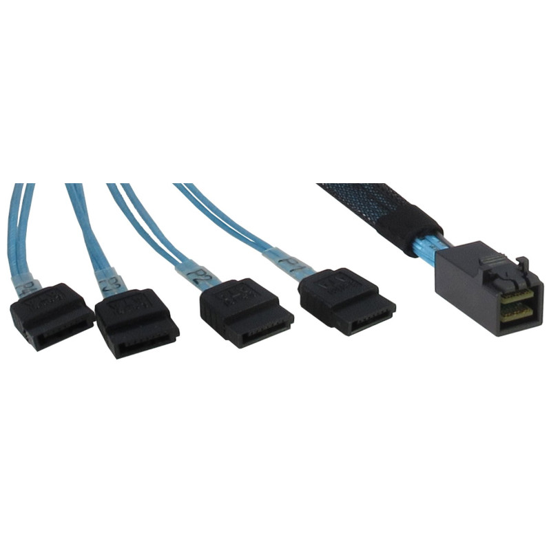 INTER TECH Cable SFF 8643-4X SATA 0,5M