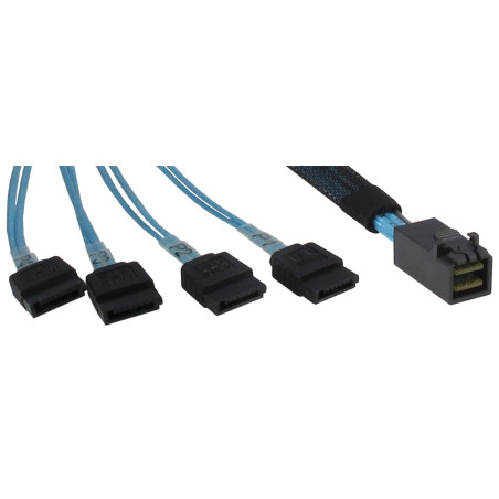 INTER TECH Cable SFF 8643-4X SATA 0,5M