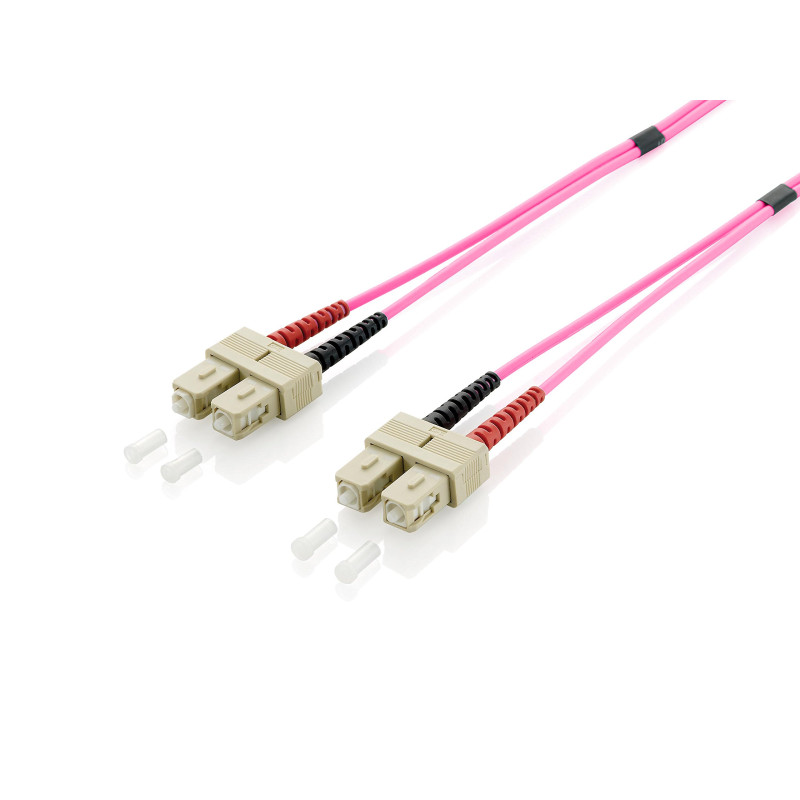 Equip 255526 Câble Patch à Fibre Optique SC/SC-OM4/10 m Violet Equip 255526 Câble Patch à Fibre Optique SC/SC-OM4/10 m Violet