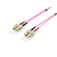 Equip 255526 Câble Patch à Fibre Optique SC/SC-OM4/10 m Violet