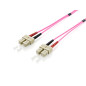 Equip 255526 Câble Patch à Fibre Optique SC/SC-OM4/10 m Violet Equip 255526 Câble Patch à Fibre Optique SC/SC-OM4/10 m Violet